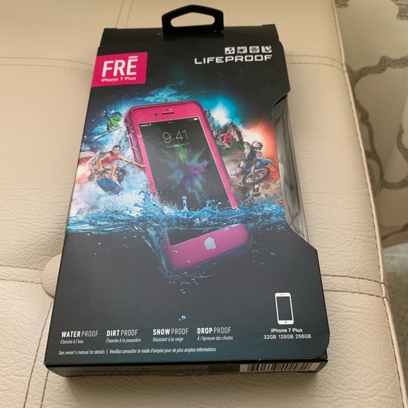 LifeProof iPhone 7Plus FRE Case in Teal/Orange - Picture 8 of 8